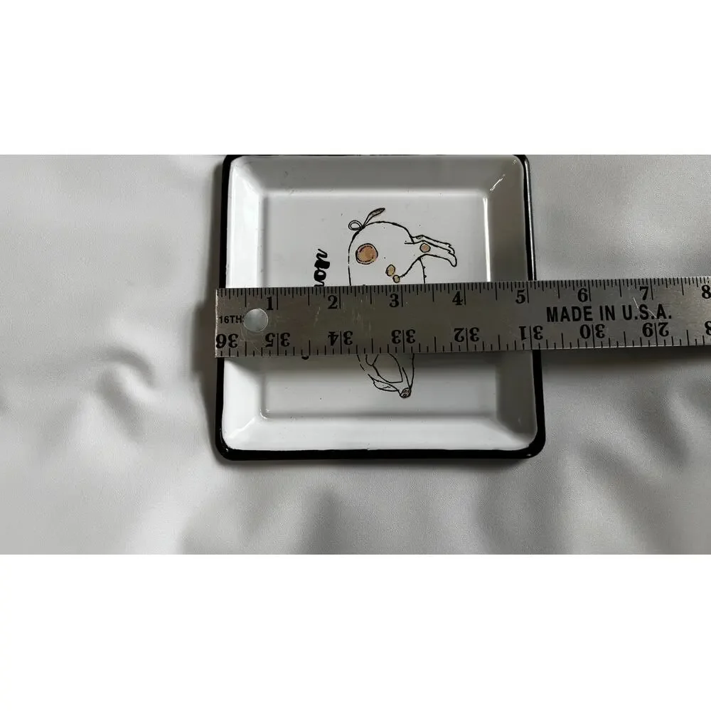 Metal Farm Animal snack trays, approx 5 x 5, by Creative Co-op Zoe Ingram